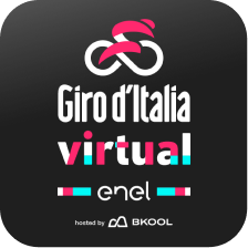 Essayez gratuitement l'application de cyclisme virtuel BKOOL pendant 30 jours et participez au Giro d'Italia de chez vous.